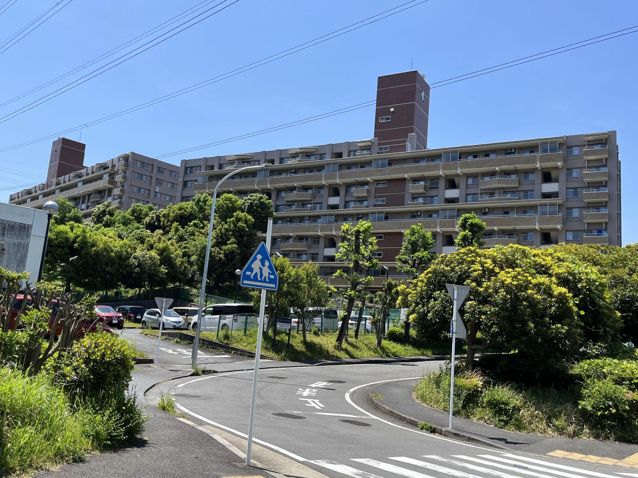 1号棟への入口