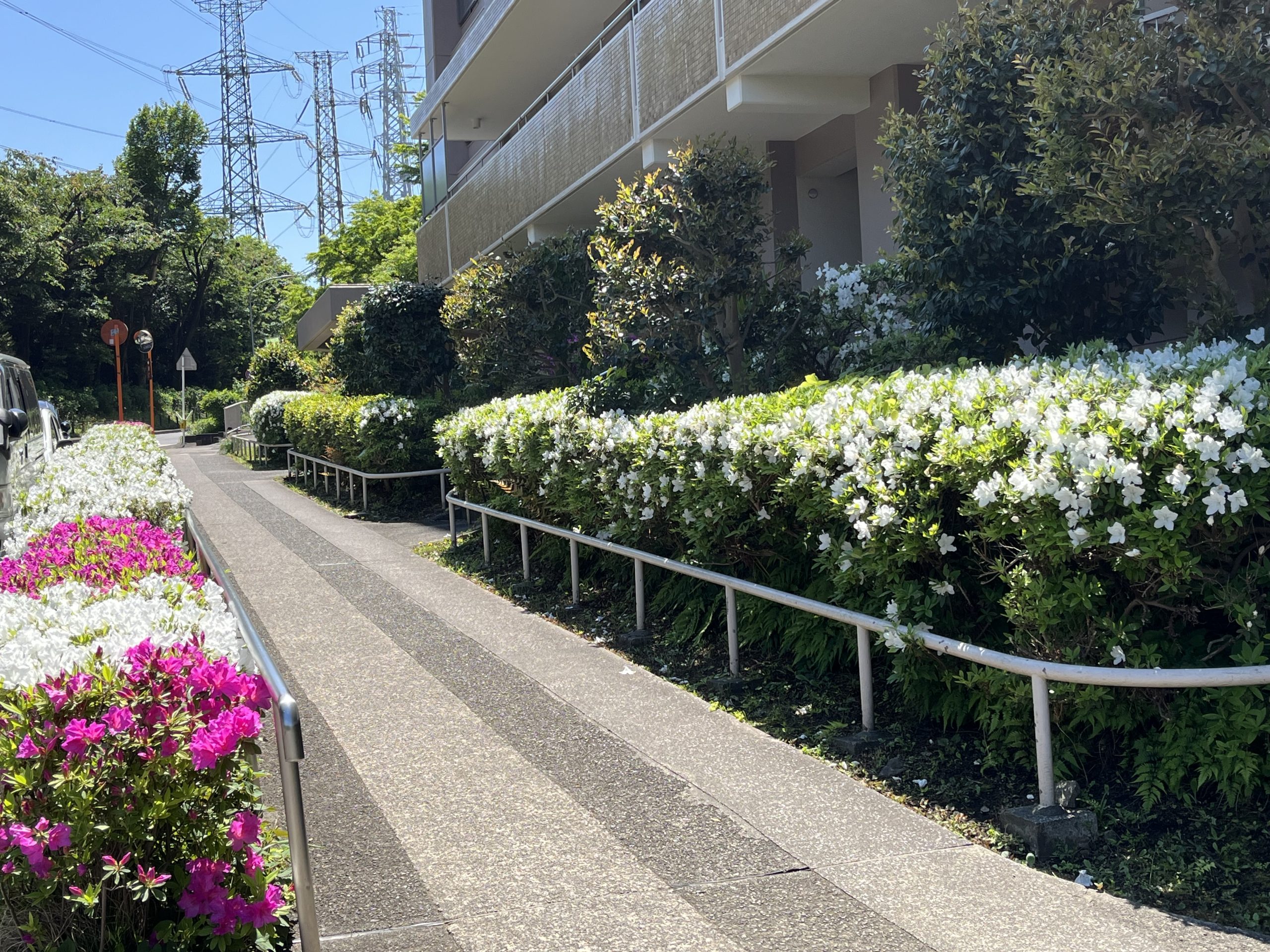 2号棟へのスロープ