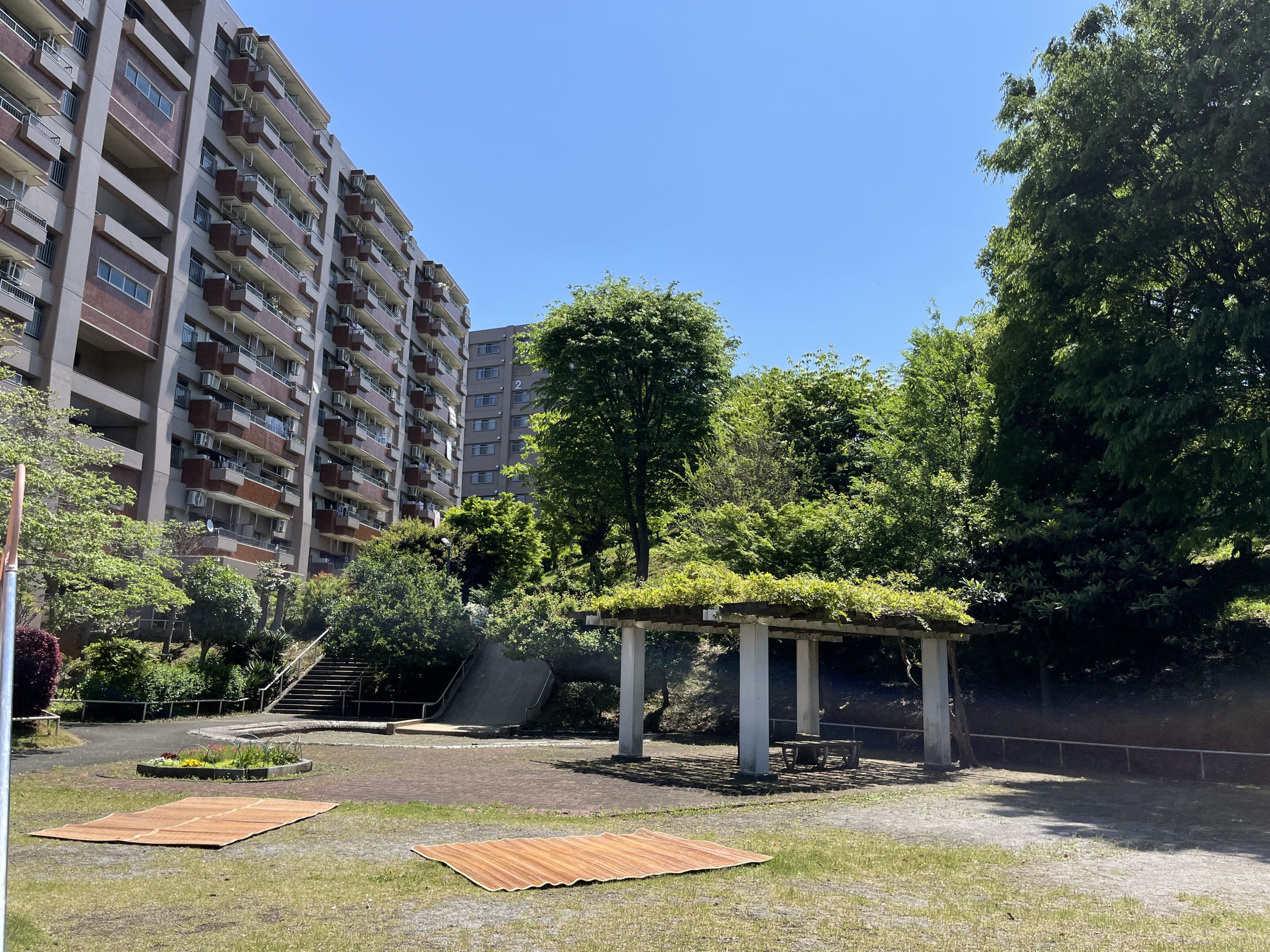1号棟広場